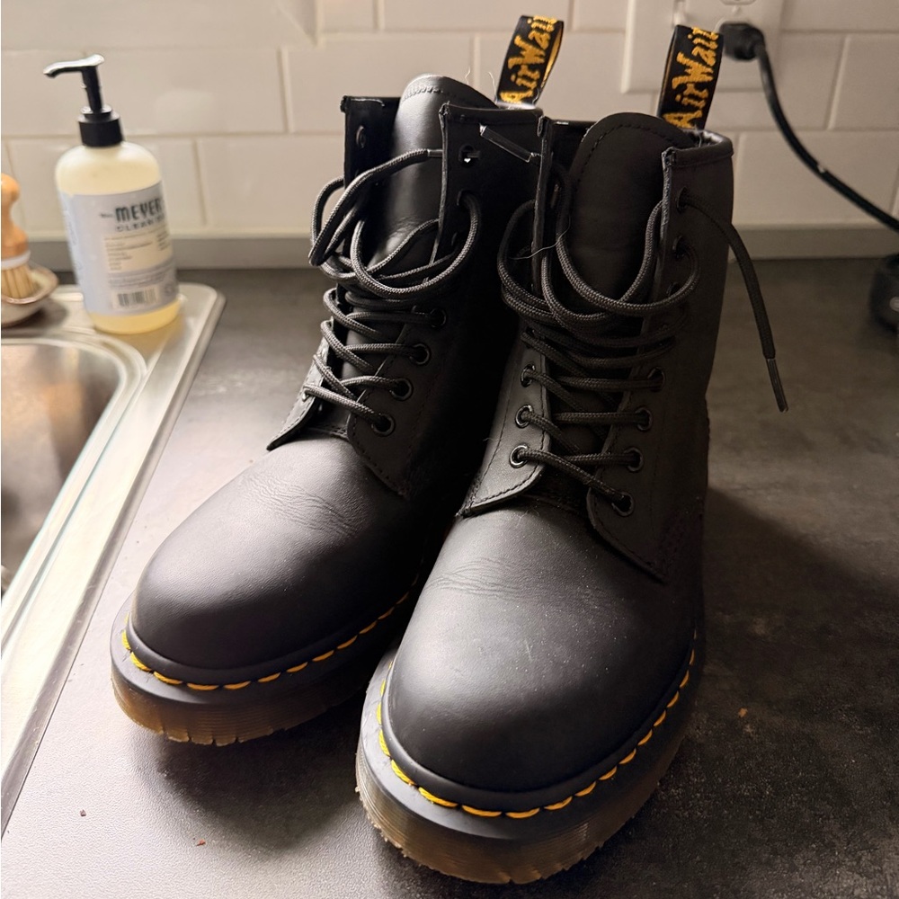 Dr. Martens Black Winter Boots